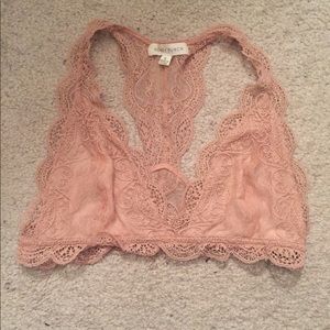 Light Pink/Peach Honey Punch Racerback Bralette